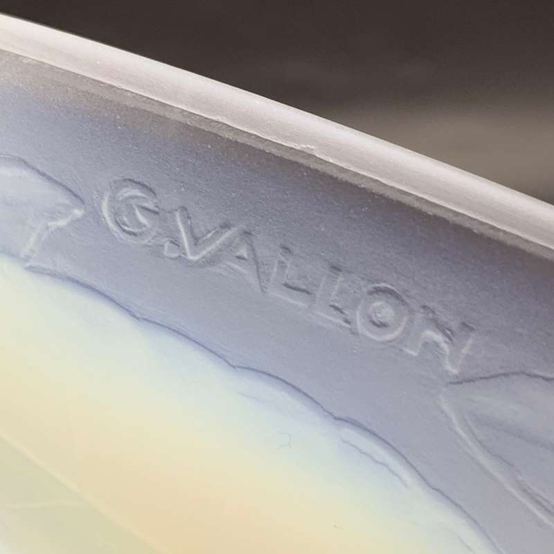 French Art Deco Opalescent Bowl (G. Vallon)