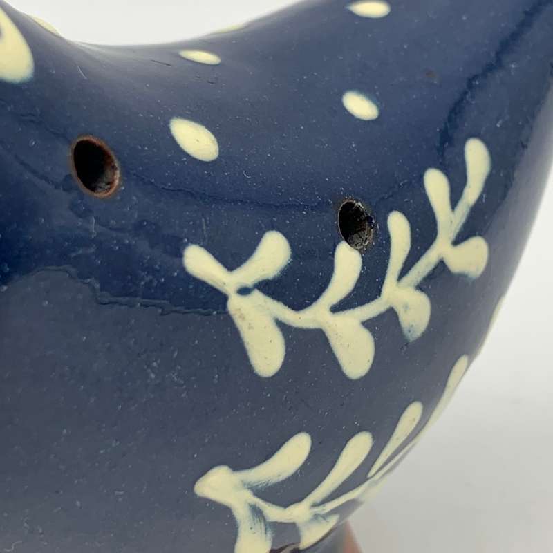 Swedish 'Nittsjo' Pottery Bird Whistle (Ocarina)