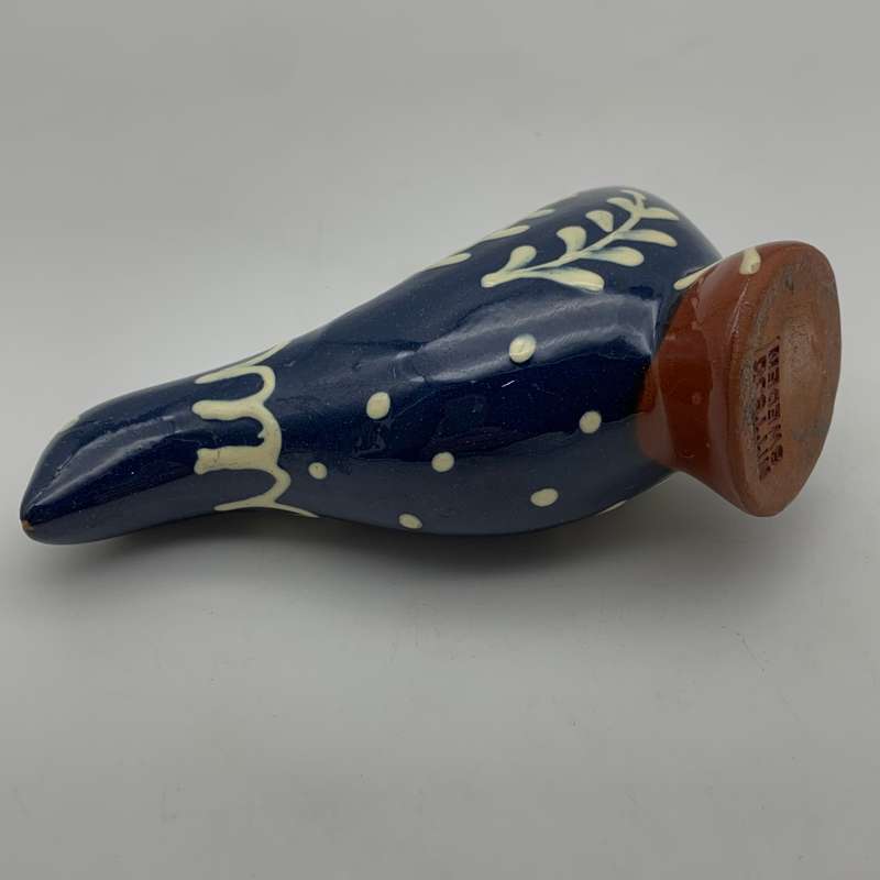 Swedish 'Nittsjo' Pottery Bird Whistle (Ocarina)