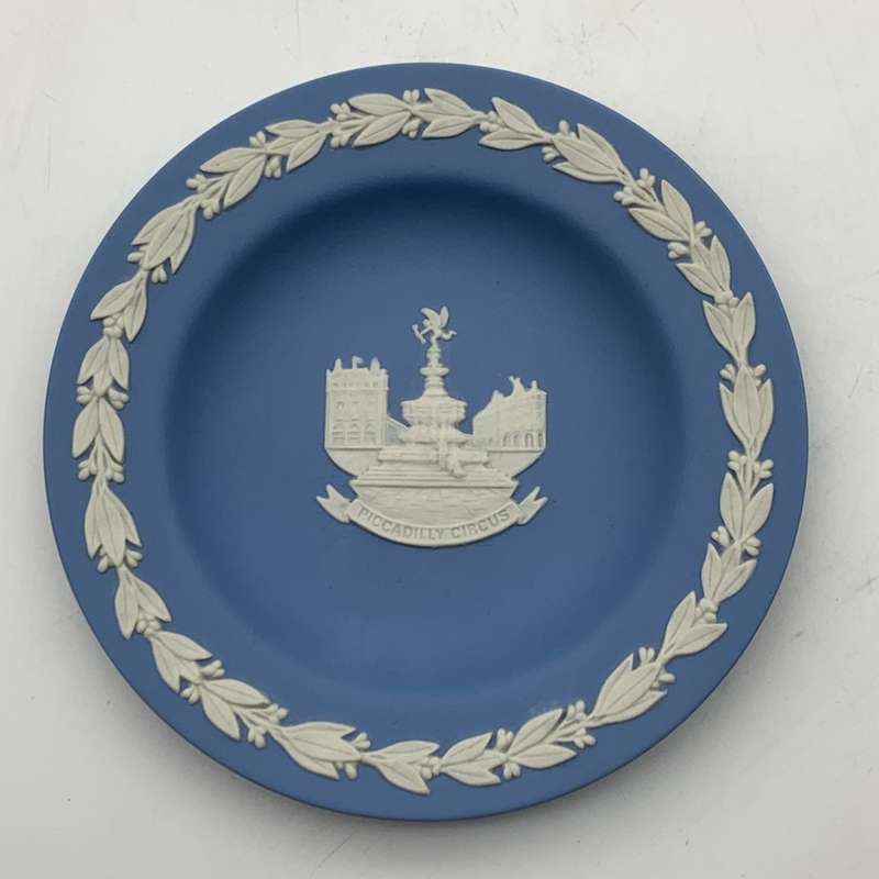 Blue 'Wedgwood' Jasperware Trinket Dish (Piccadilly Circus)