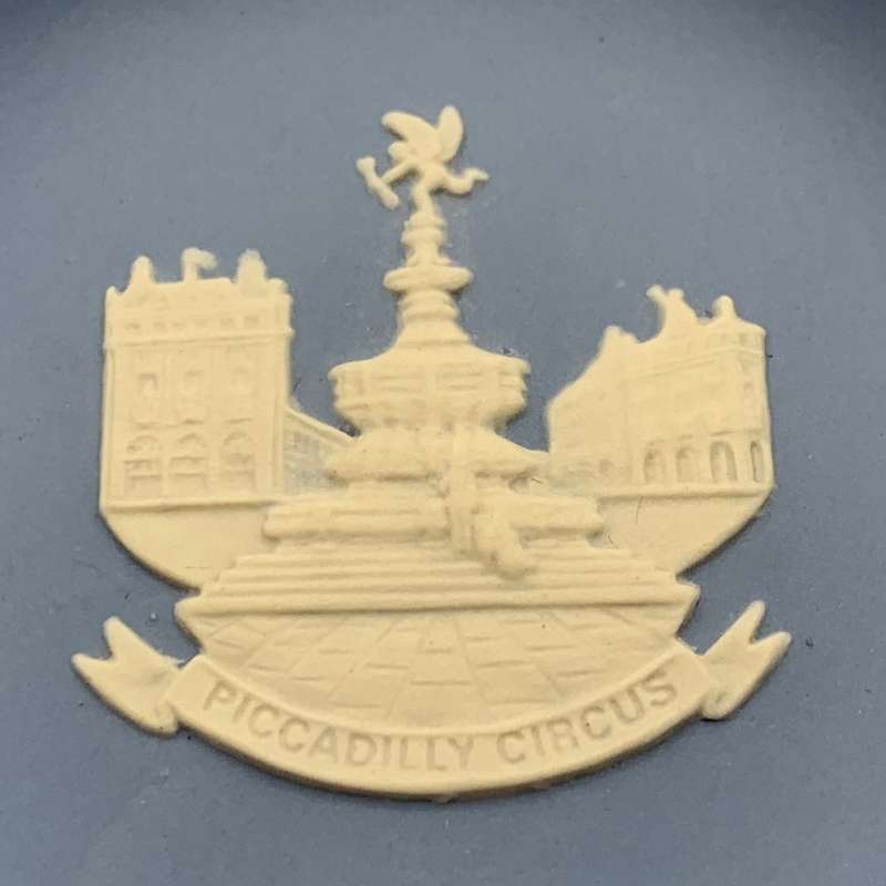 Blue 'Wedgwood' Jasperware Trinket Dish (Piccadilly Circus)