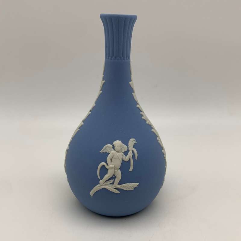 Vintage Blue 'Wedgwood' Jasperware Vase
