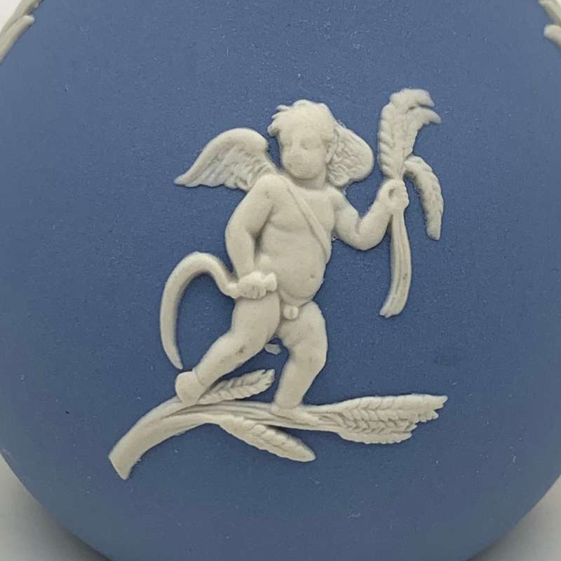 Vintage Blue 'Wedgwood' Jasperware Vase