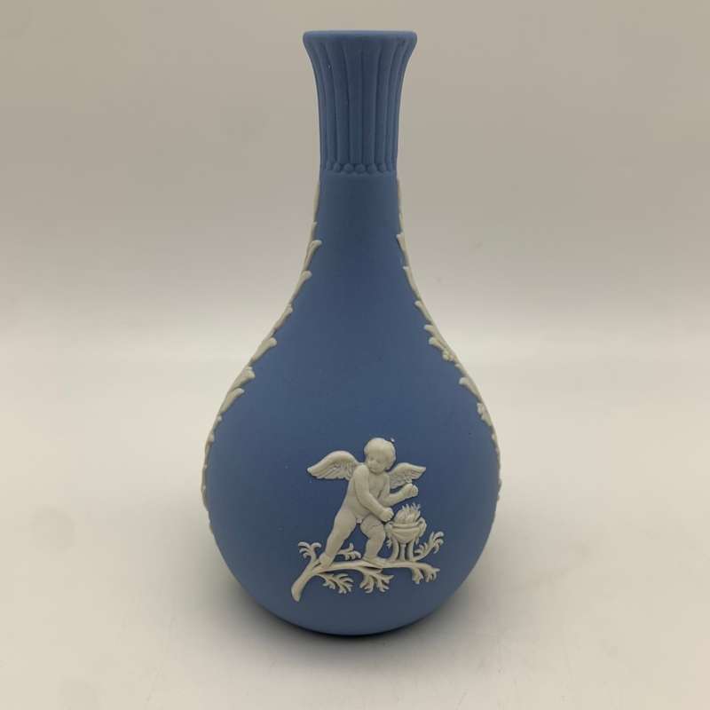 Vintage Blue 'Wedgwood' Jasperware Vase