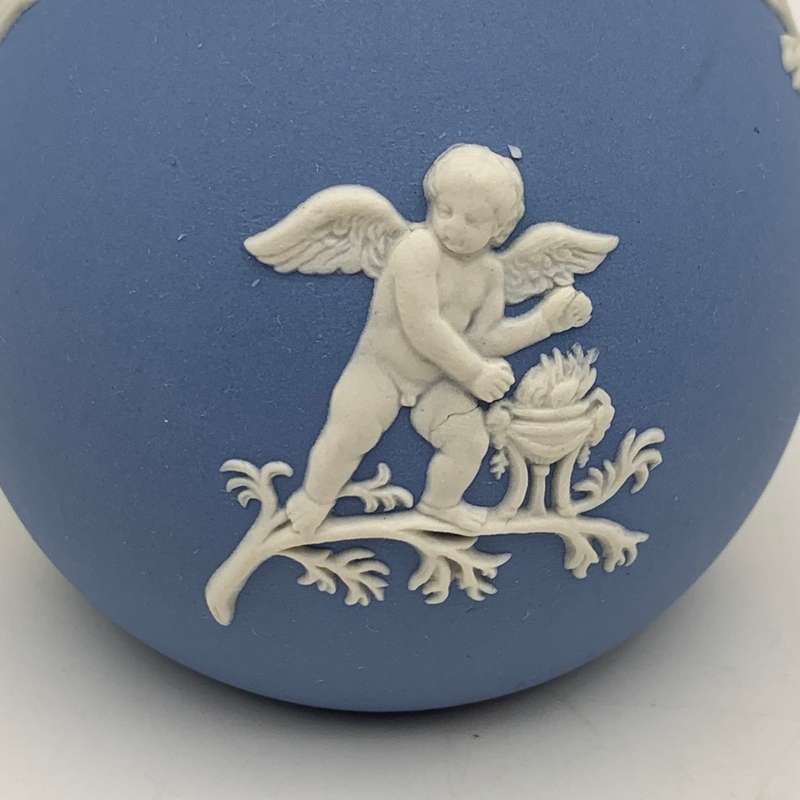 Vintage Blue 'Wedgwood' Jasperware Vase