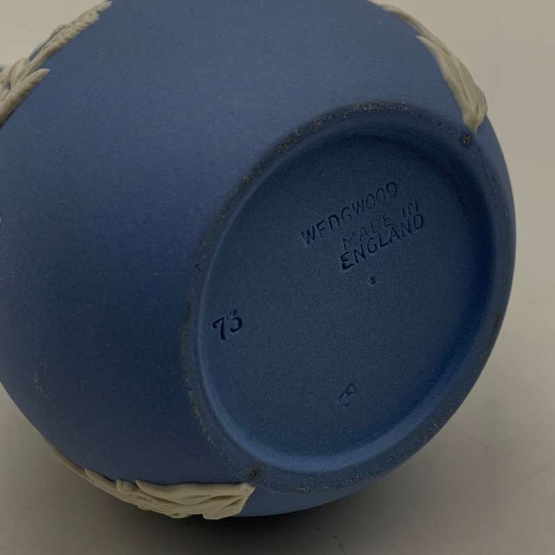 Vintage Blue 'Wedgwood' Jasperware Vase