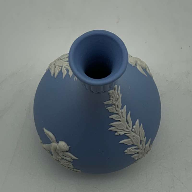 Vintage Blue 'Wedgwood' Jasperware Vase