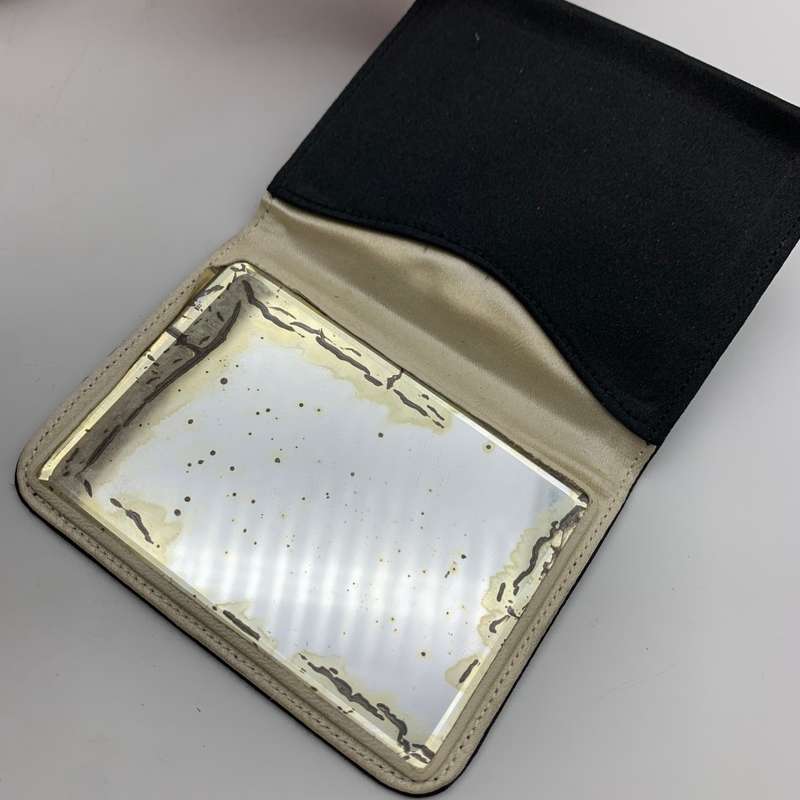 French 'Art Deco' Evening Bag with Silver Enamelled Clasp