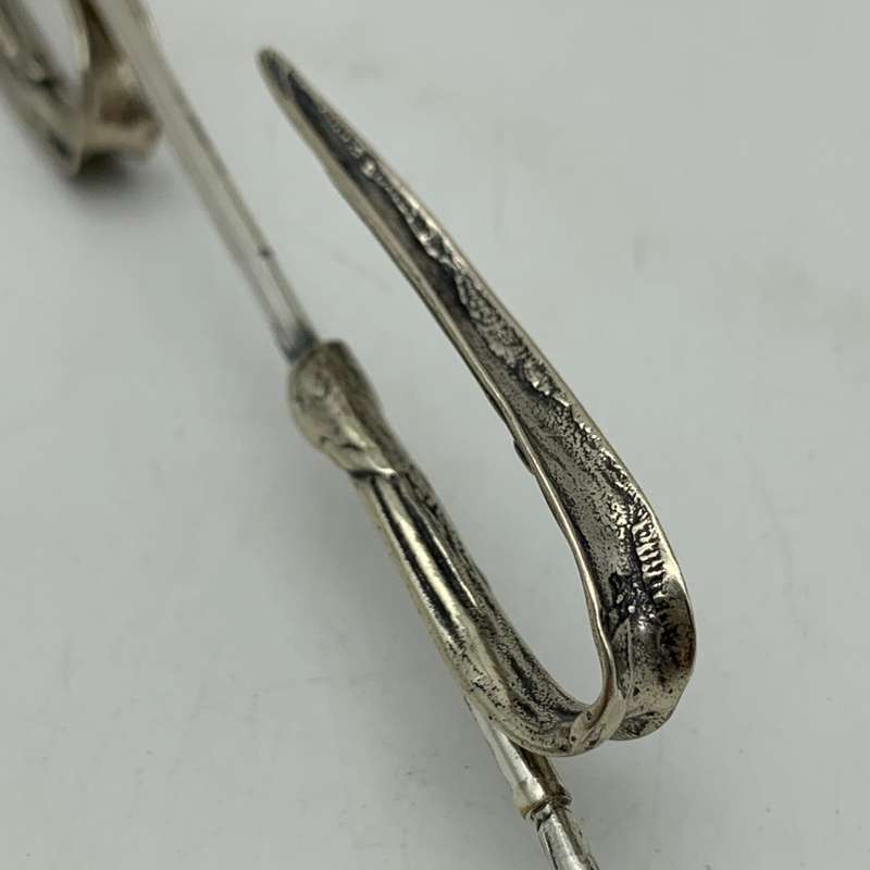 Vintage Solid Silver 'Wheat Stalk & Grain' Spike