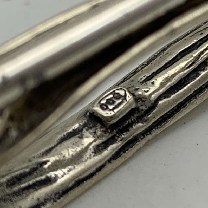 Vintage Solid Silver 'Wheat Stalk & Grain' Spike