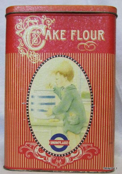 SNOWFLAKE CAKE FLOUR TIN