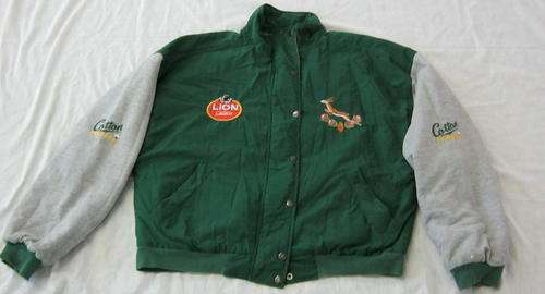 SPRINGBOK RUGBY JACKET WITH LION LAGER LOGO(XL)