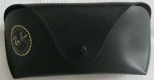 BLACK RAYBAN SUNGLASSES CASE