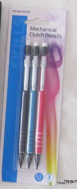 3 MECHANICAL CLUTCH PENCILS