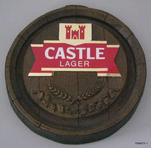 ROUND CASTLE LAGER PLAQUE(26CM BY 26CM)