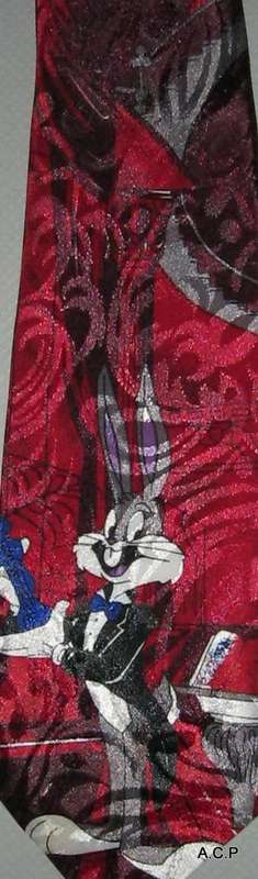 BUGS BUNNY CARTOON TIE