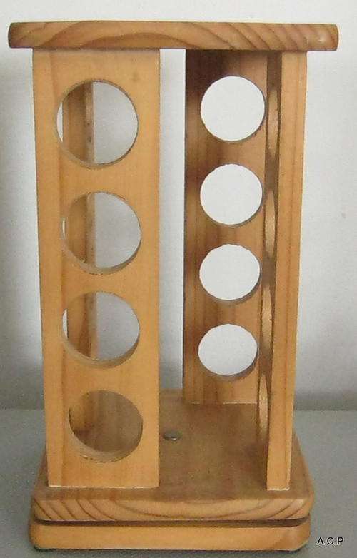 WOODEN SPICE RACK