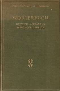 WORTERBUCH IN DEUTSCH -AFRIKAANS(HARD COVER)