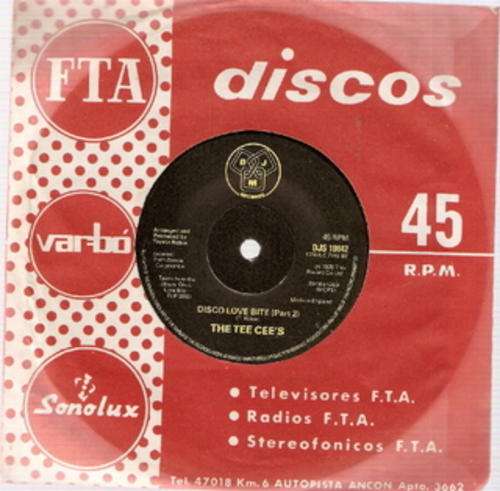 THE TEE CEE'S 7 SINGLES