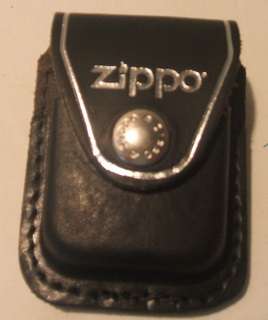 LEATHER ZIPPO LIGHTER HOLDER
