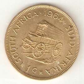 SA 1 CENT 1964