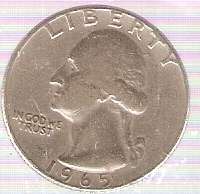 QUARTER DOLLAR 1965