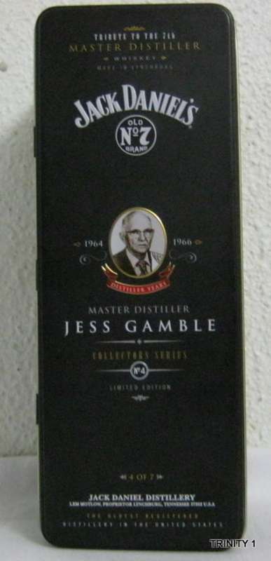 EMPTY JACK DANIELS COLLECTABLE TIN