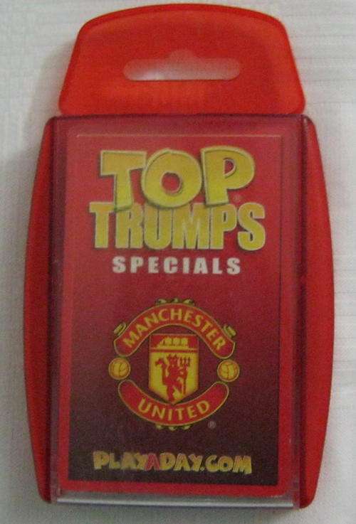 TOP TRUMPS MANCHESTER UNITED CARDS