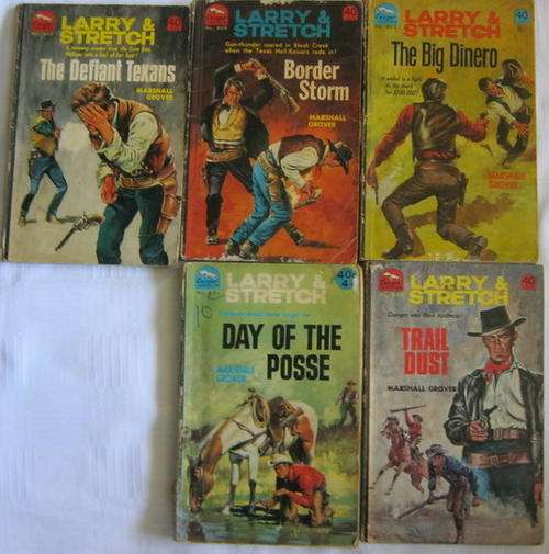 5 OLD LARRY & STRETCH NOVELS