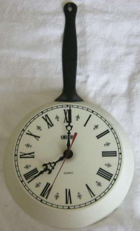 FRYING PAN CLOCK