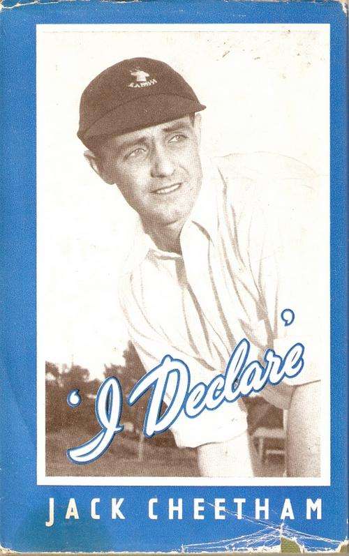 I DECLARE BY JACK CHEETHAM SIGNED COPY BY AUTHOR