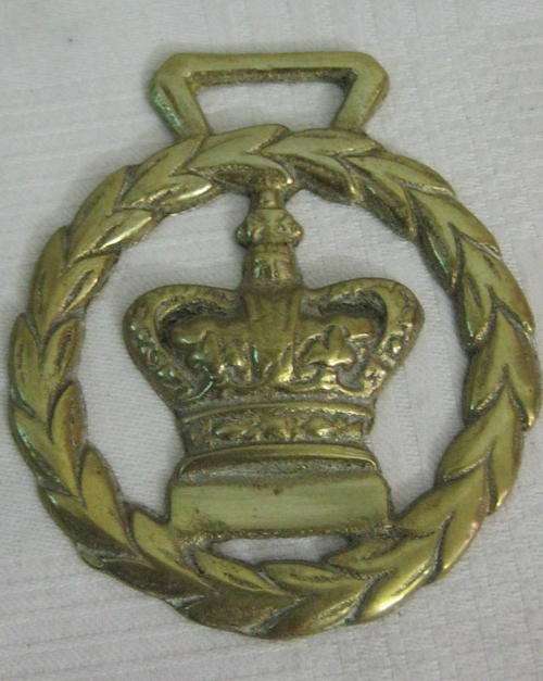 HORSE BRASS-CROWN