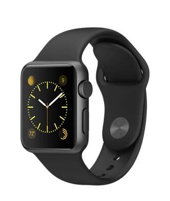 Apple Watch Sport 38mm Space Grey with Black Sport Band