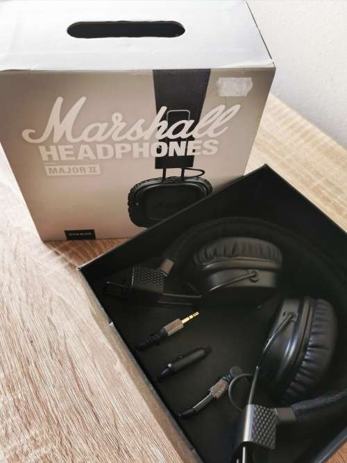 MARSHALL MAJOR II ON-EAR HEADPHONES (PITCH BLACK)