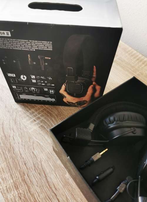 MARSHALL MAJOR II ON-EAR HEADPHONES (PITCH BLACK)