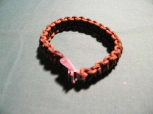 Bracelet (Para cord {Army rope} & leather) [Reduced]