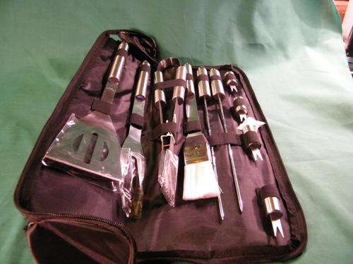 Stainless steel braai set (never used) (reduced)