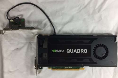 GPU - NVIDIA QUADRO K4000 3GB - RX 550 EQUIVALENT