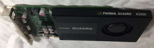 GPU - NVIDIA QUADRO K2000 2GB - RX 550 -60% EQUIVALENT