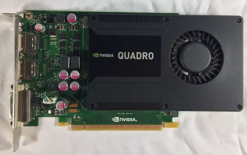 GPU - NVIDIA QUADRO K2000 2GB - RX 550 -60% EQUIVALENT
