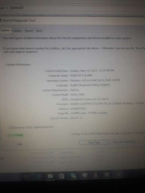 Dell Vostro-i5-8gig
