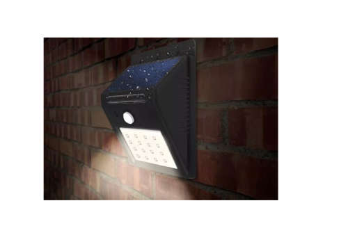 20 LED Solar Power PIR Motion Sensor Wall Light Outdoor Garden Waterproof Lamp