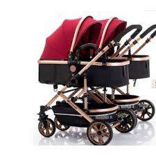 Baby Pram /Stroller - 2 Function Foldable Baby Pram Maroon