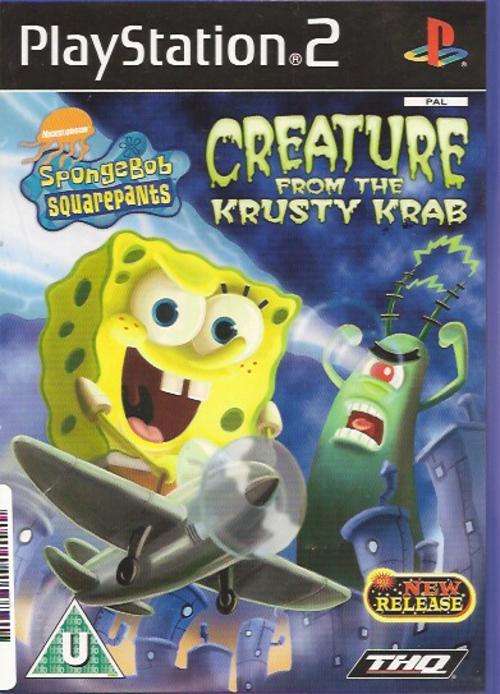 ps2 spongebob squarepants creature from the krusty krab