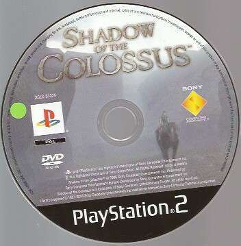 ##VARY RARE ## shadow of the colossus disk only ## VERY RARE ##