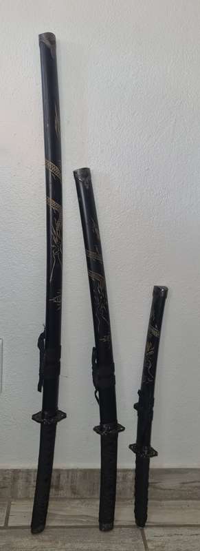 Samurai Katana X3 set Swords