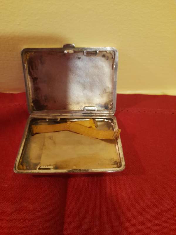 SILVER CIGARETTE CASE