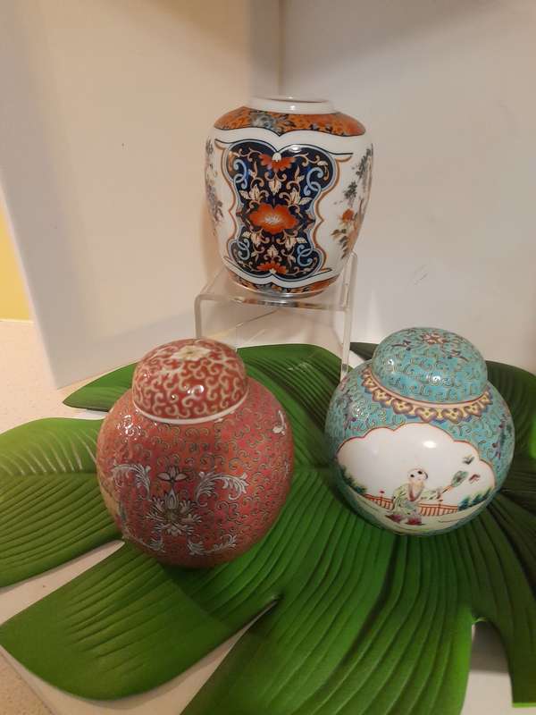 PORCELAIN GINGER JARS