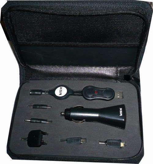 ---> Universal Mobile Phone Charger Kit USB and Car Charger IN CARRY CASE <---