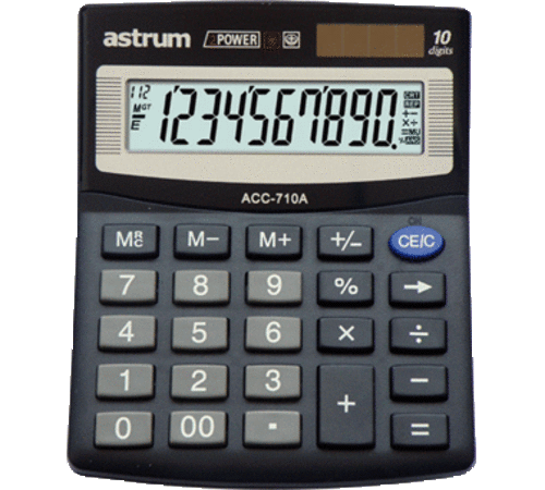 ASTRUM ACC-710A Calculator Business 10Digits